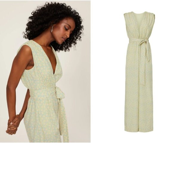 EUC Derek Lam Leaf Plunge Jumpsuit // Size 46 (L) - Picture 3 of 8